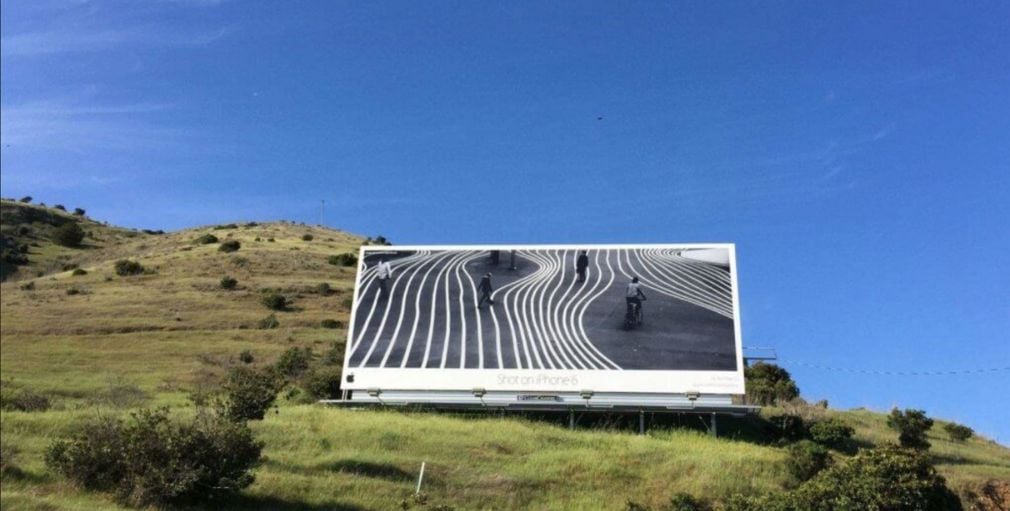 Apple OOH advertising example