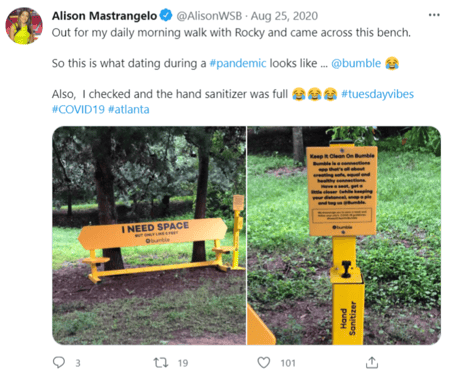 bumble bench