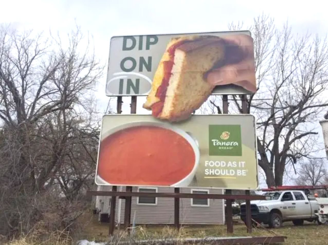Panera OOH advertising example